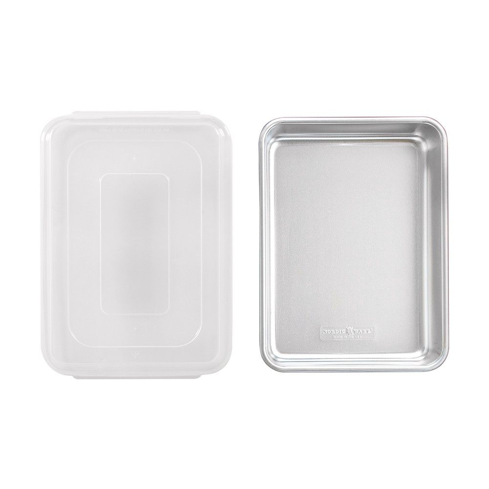 Naturals 9" x 13" Rectangular Cake Pan with Storage Lid