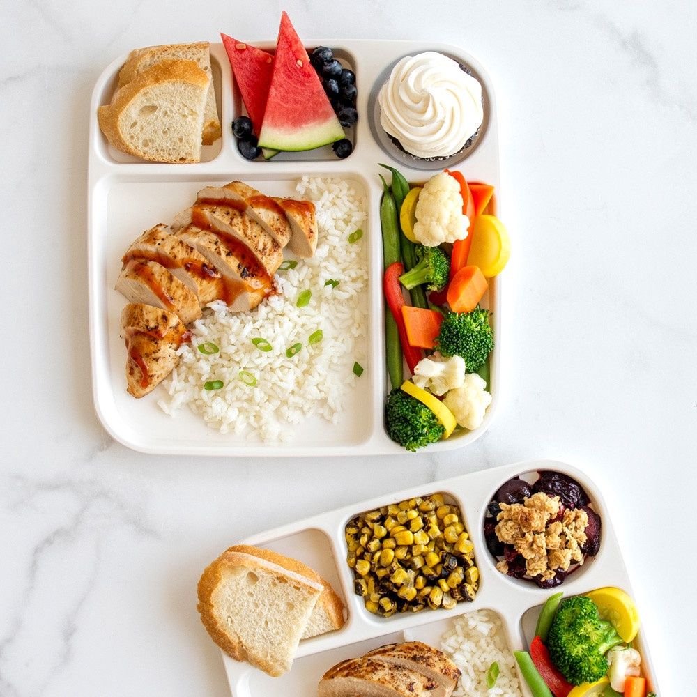 Meal tray set of 2