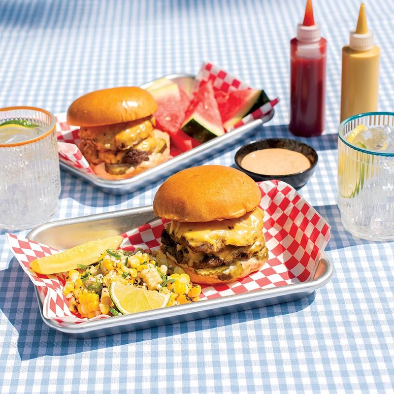 Burger Trays Set 2