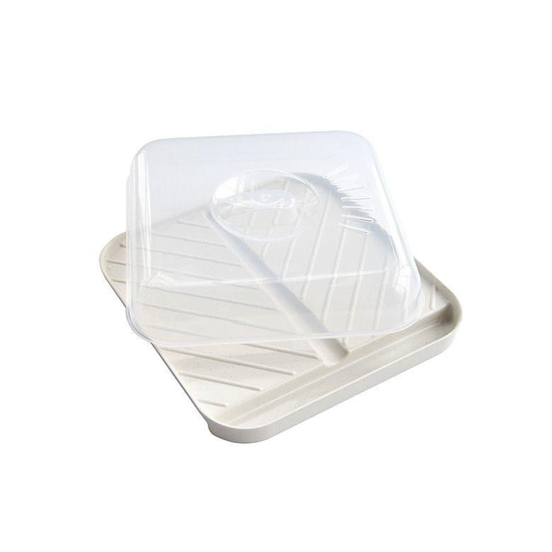 Covered Slanted Bacon Rack w/lid - 9x9