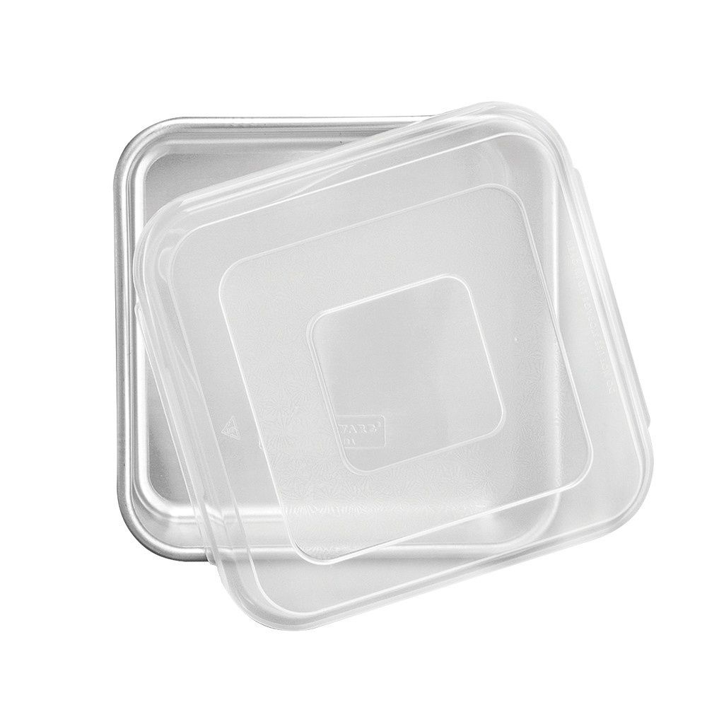 Naturals 9" Square Cake Pan with Lid