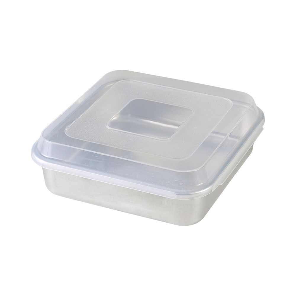 Naturals 9" Square Cake Pan with Lid