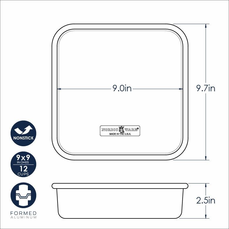 Square Baking Pan 9"