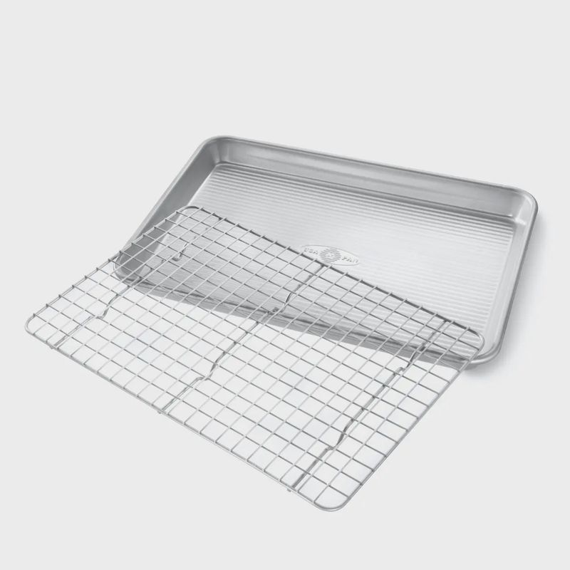 Baking Pan &amp; Rack set (Quarter Sheet)