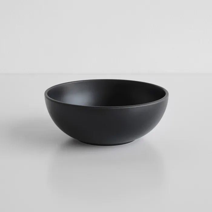 Caleb Black Cereal Bowl