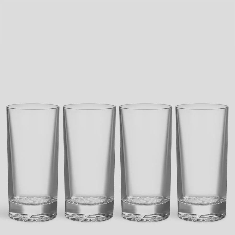 Pure High Ball Glass Set of 4