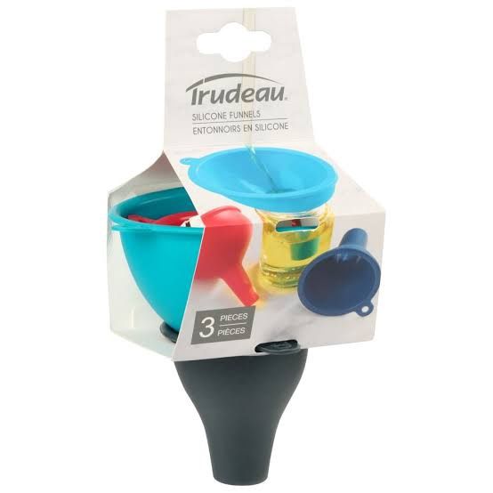 Set of 3 Silicone Funnels