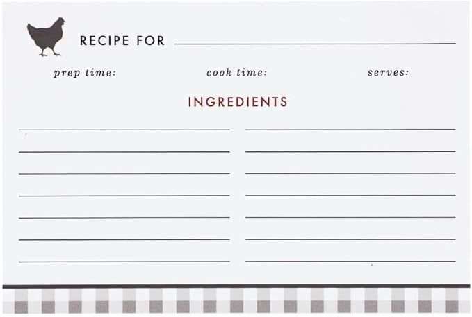 Recipe Cards - Home Cooked