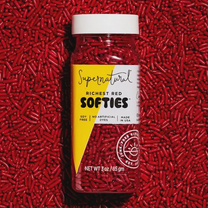 Dye-Free Softies Sprinkles Richest Red 3oz
