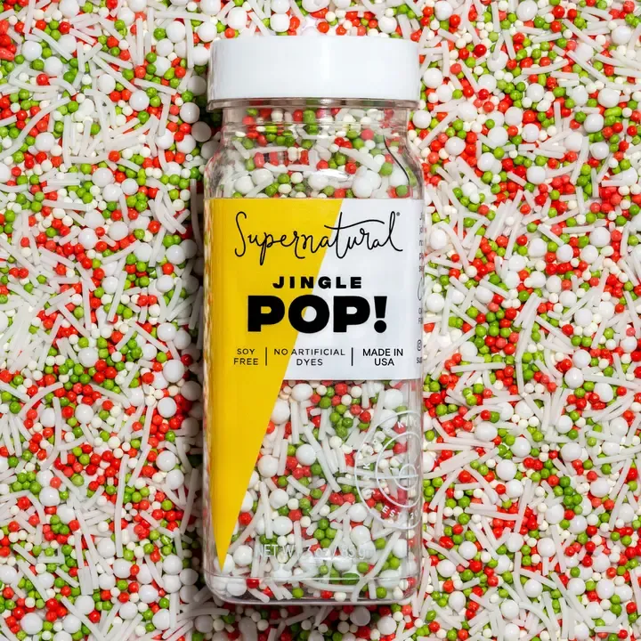 Dye-Free Jingle POP! Sprinkles 3oz