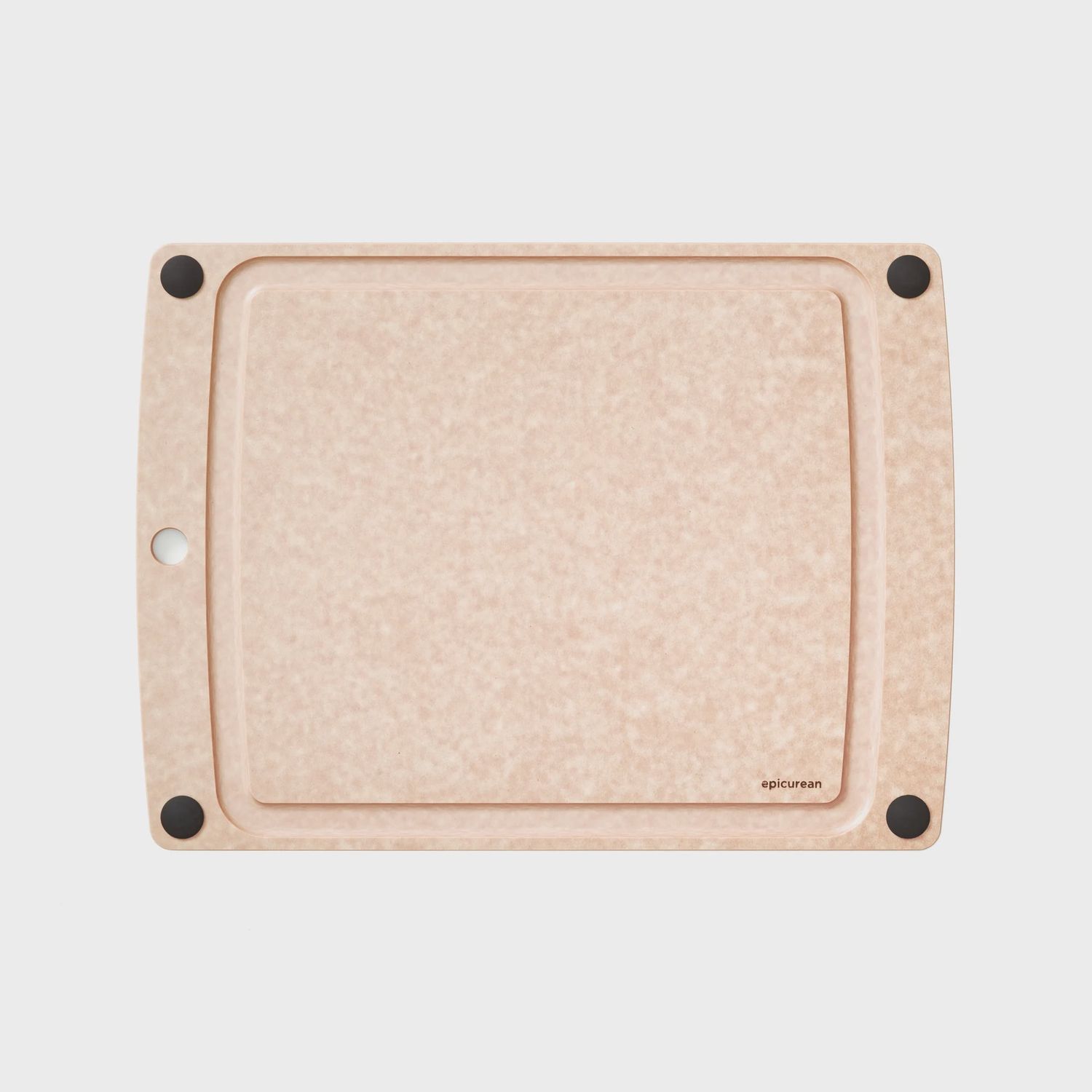 All-in-One Series- Natural/Black 17.5"x13" Cutting Board