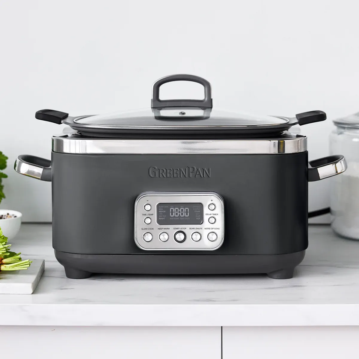 Elite 14 in 1 6 Qt Slow Cooker - Graphite