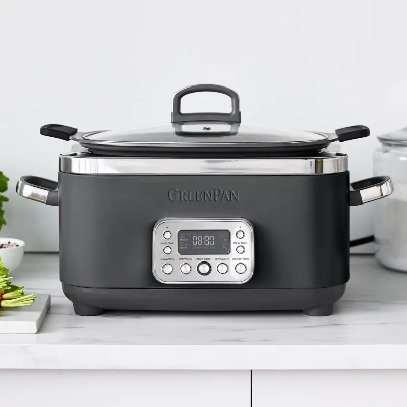 Elite 14 in 1 6 Qt Slow Cooker - Graphite