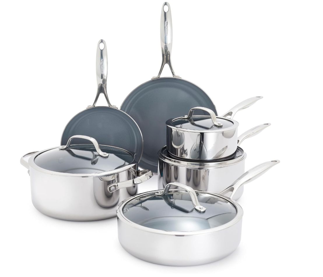 Valencia Pro 10pc Set- 3ply Stainless Steel