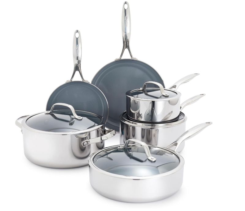 Valencia Pro 10pc Set- 3ply Stainless Steel