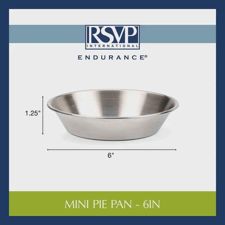 6" Stainless Steel Pie Pan