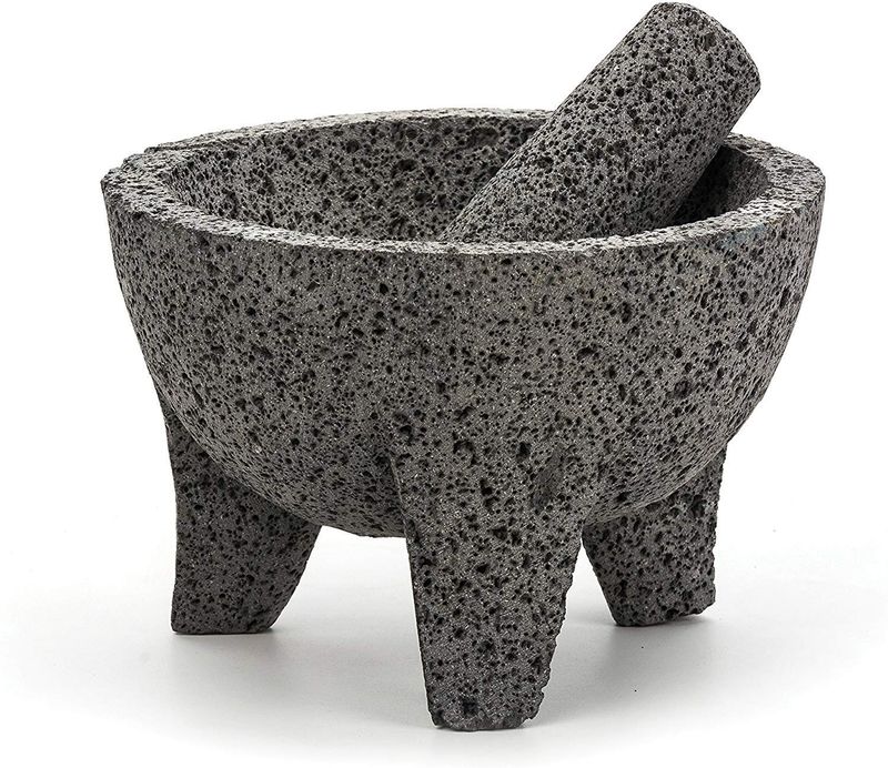 Black Molcajete 8.5 inch