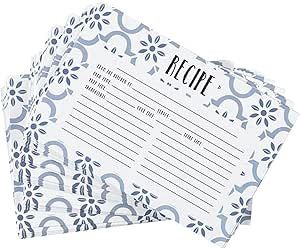 Recipe Cards- True Blue
