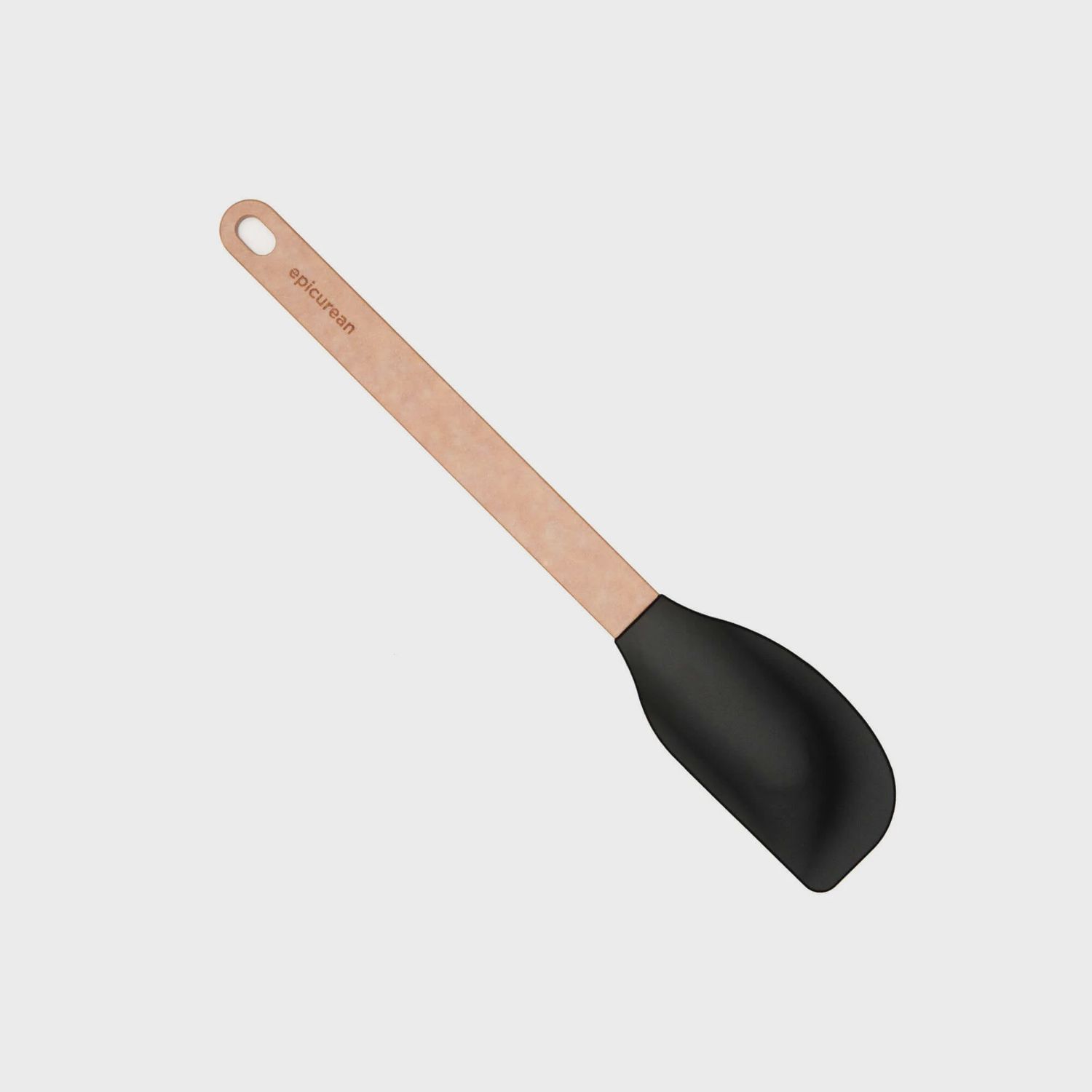 Silicone Series - Large Spatula/Natural + Black - 12.75"