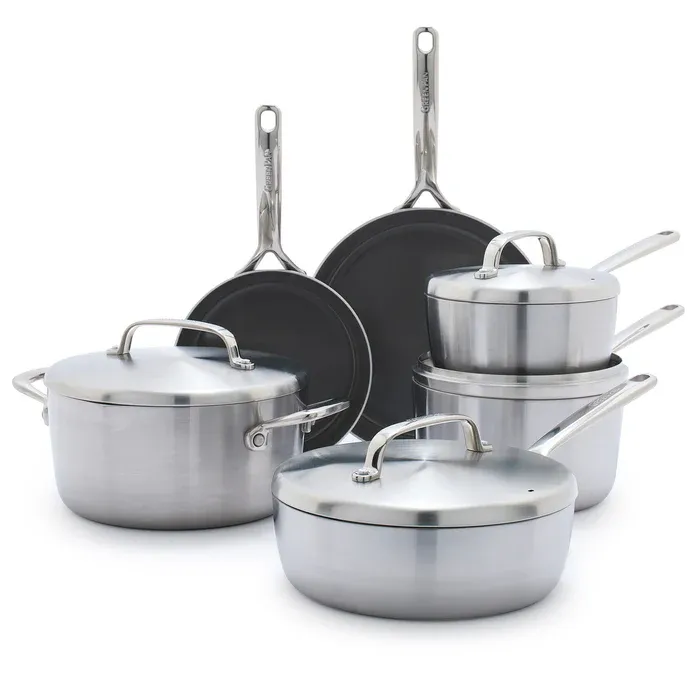 10pc Set GP5 Stainless Steel