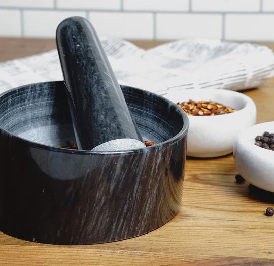 Black Mortar &amp; Pestle