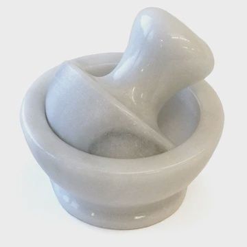 White Marble Spice Grinder Set