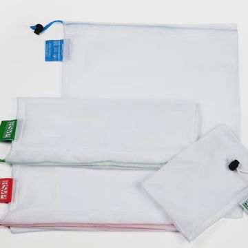 Mesh Produce Bags set of 3 Med. + 1 sm