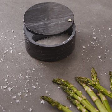 Swivel Top Salt Box - Black