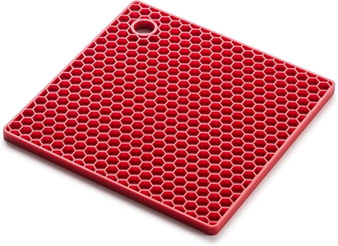 Honeycomb Trivet Red