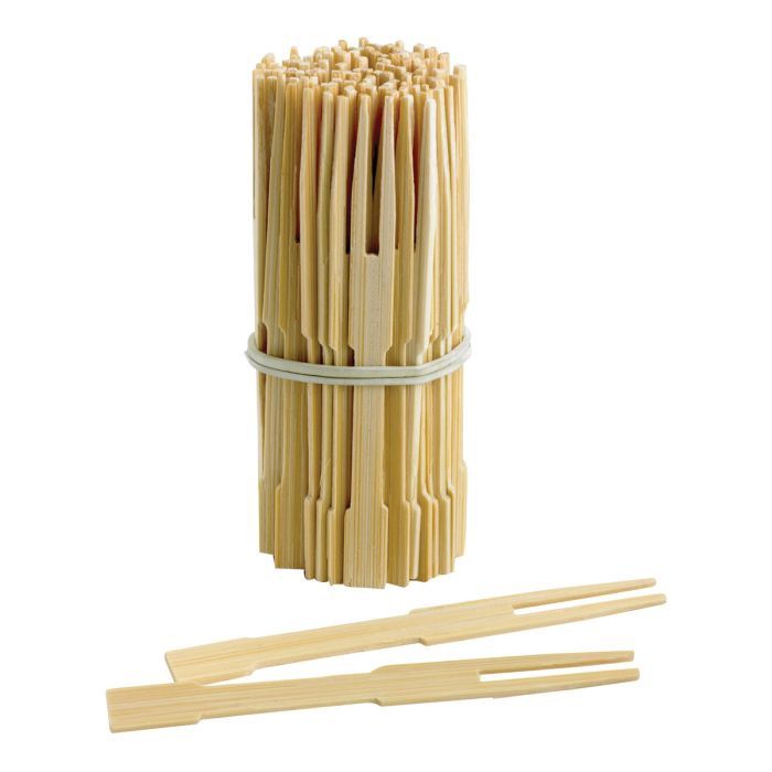 Mini Bamboo Cocktail Forks 72pc