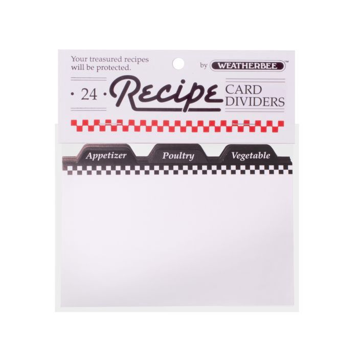 Recipe Dividers 3 x 5