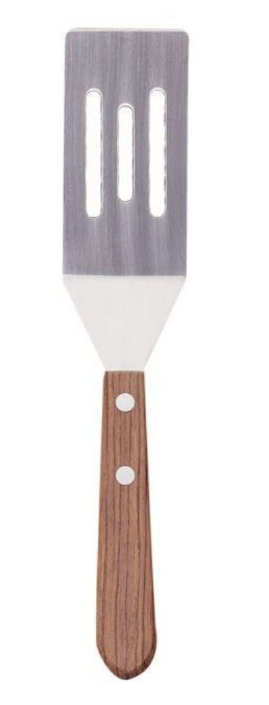 Spatula with wood handle