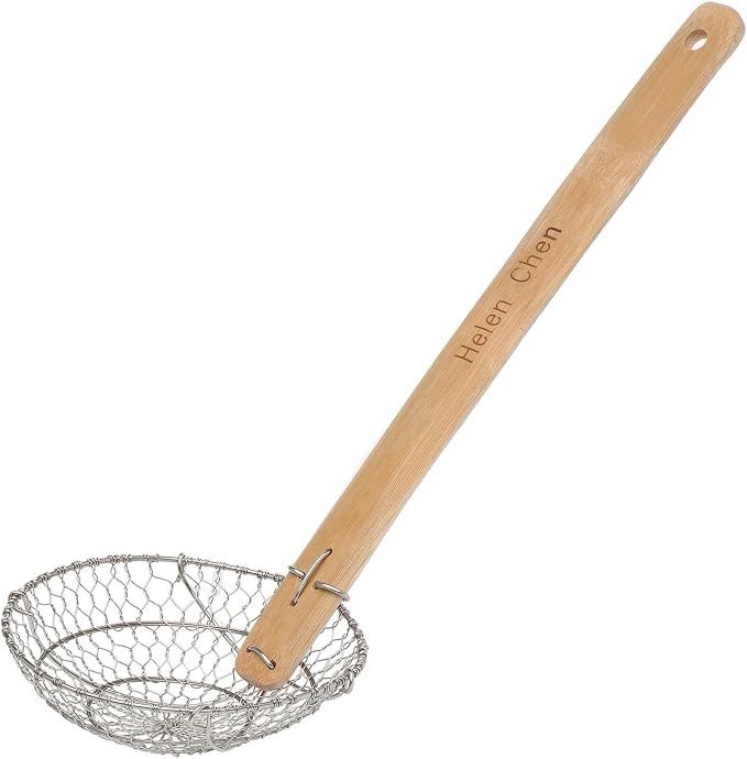 Spider Strainer 7" wood