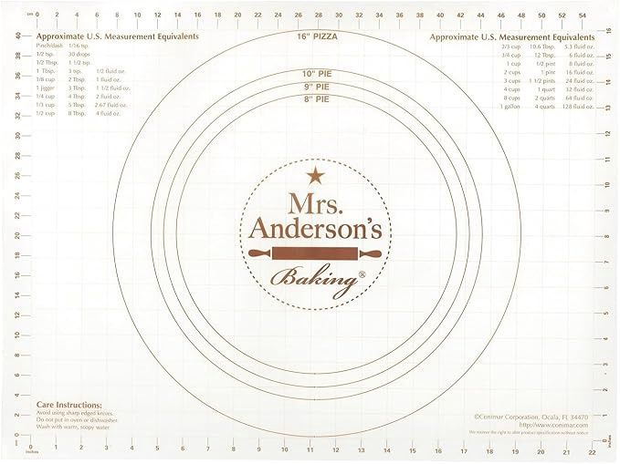 Non Slip Pastry Rolling Mat 24" X 18"