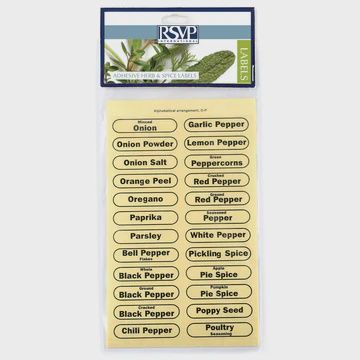 Adhesive Herb &amp; Spice Labels