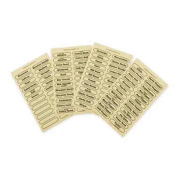 Adhesive Herb &amp; Spice Labels