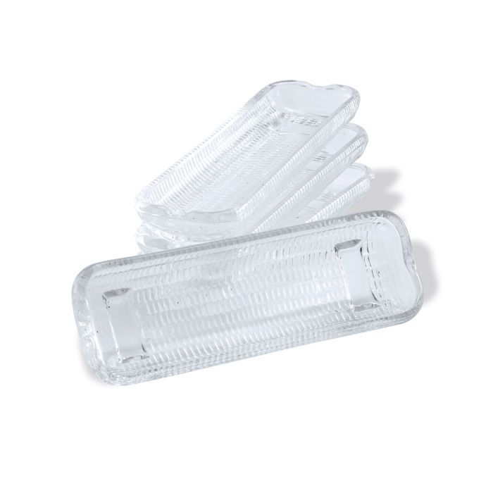 GLASS CORN DISH