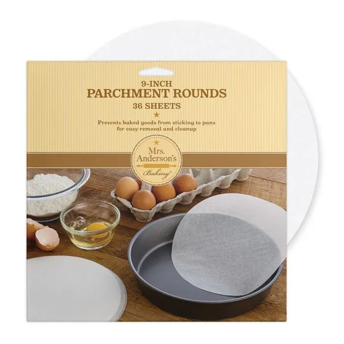 Parchment Rounds Precut 9"