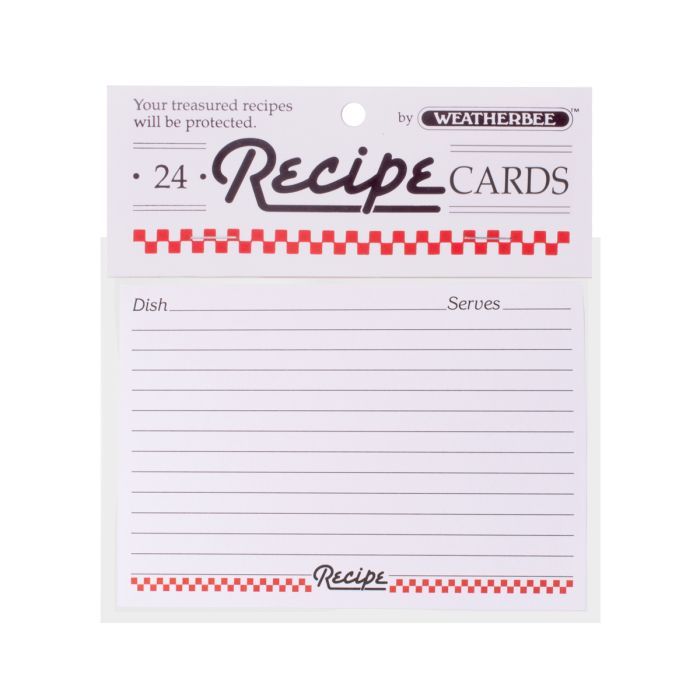 Recipe Cards 3 x 5