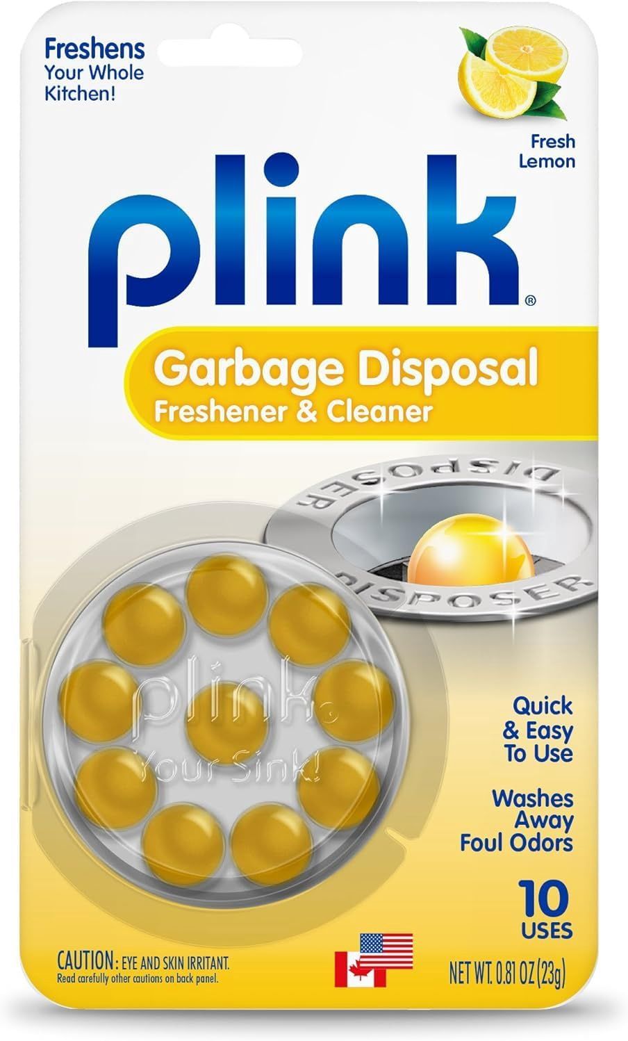 PLINK garbage disposal Lemon