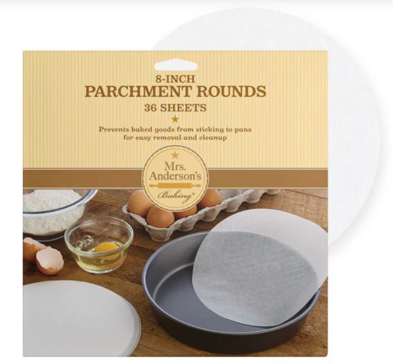 Parchment Rounds Precut 8” Parchment Rounds Precut 8”