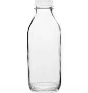 Glass Milk Bottle 32oz