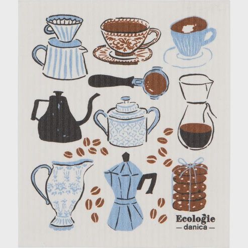 Swedish Dishcloth - Coffee Break