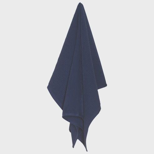 Ripple Indigo Kitchen Towel