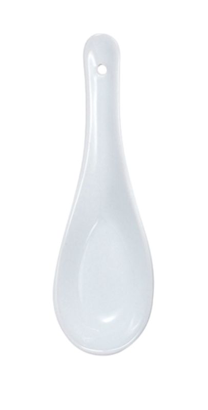 Asian Soup Spoon - White