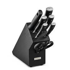Classic Ikon 8pc Block Set, Black Ash Wood