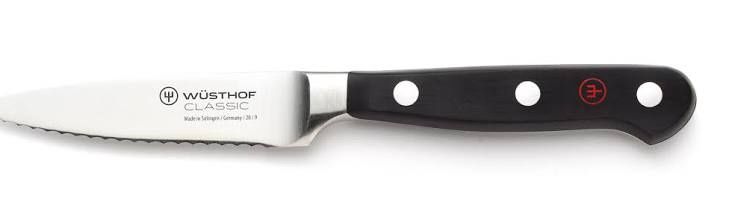 Classic 3.5" fully serrated pairing knife