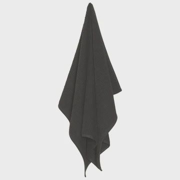 Ripple Black Kitchen Towel