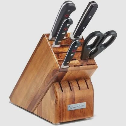 Classic Block Set 6 Pc, Acacia