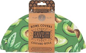 Bowl Cover Set of 2 (Avocados)